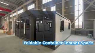 Installation rapide de maison de conteneur pliable de 20 pieds