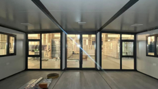 Conteneur pliable de 20 pieds à la maison, installation facile