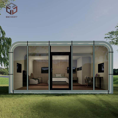 acheter Le bureau préfabriqué blanc de première qualité Apple Capsule Homes Modern Retreat online manufacture