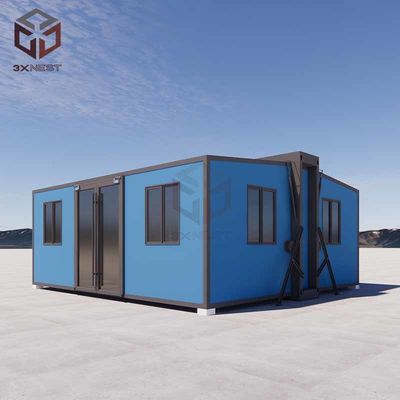 acheter Petite maison pliante préfabriquée résistante aux tremblements de terre de 27,5 m2 2 chambres à coucher 1 toilette online manufacture