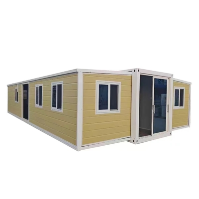acheter White Expandable Prefab Homes with Customizable Size and Steel Construction fabrication en ligne