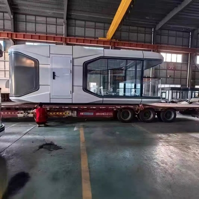 acheter Maison Capsule Spatiale 11,5m avec Panneaux Solaires et Éclairage LED fabrication en ligne