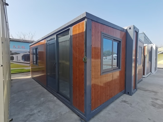acheter Customizable Expandable Prefab Homes with 18.5 Square Meter Size and 2 KN/m2 Loading Capacity in Steel Construction online manufacture