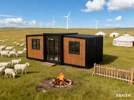 acheter Customized Design Foldable 20ft Container with Thermal-break Aluminum Double Door and 50mm EPS Roof fabrication en ligne