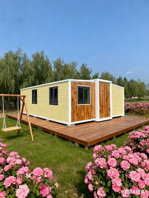acheter Expandable Prefab Homes with 2 KN/m2 Floor Loading Suitable for 2-4 People and 12KW Power Consumption fabrication en ligne
