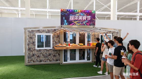 acheter Conteneur pliable en acier à porte simple de 20 pieds avec salle de bain à séparation sèche et humide et système de distribution électrique standard fabrication en ligne