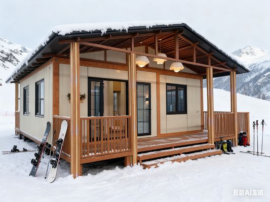 acheter Expandable Container House with Gable Roof 5.5 Tons Net Weight and L5700*W6660*H2650mm Size Prefabricated Tiny Home fabrication en ligne