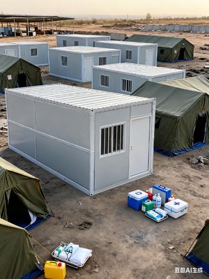 acheter Maison préfabriquée évolutive avec isolation acoustique ≥ 30 dB et dimensions extérieures 5800*2400*2896mm pour le toit de la route en direct 0,5KN/m2 fabrication en ligne