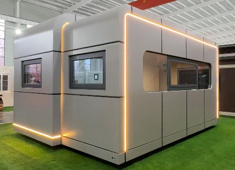 acheter 9mm OSB Board B3 Grade Waterproof Apple Capsule House with 1~2 Persons Occupancy and 12KW Power Consumption fabrication en ligne