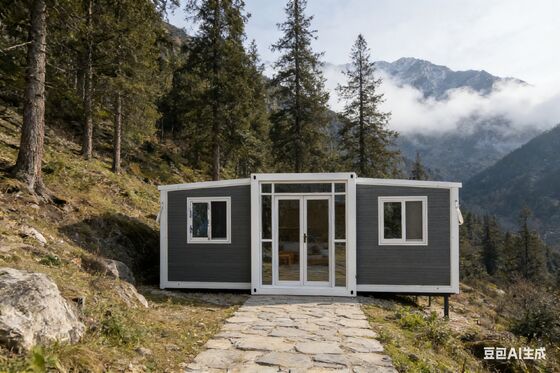 acheter Foldable 20ft Container with Wet-Dry Separation Bathroom and 37 Square Meters Floor Area in Galvanized Light Steel Frame fabrication en ligne