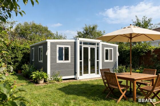 acheter Container pliable de 20 pieds avec cadre en acier léger galvanisé 37 mètres carrés et salle de bain séparation humide-sec fabrication en ligne