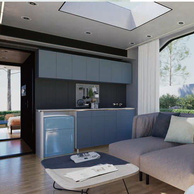 Maison Capsule Spatiale Portable 8 Tonnes avec Structure en Acier Galvanisé