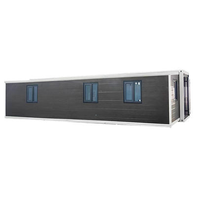 Container élargi de 40 pieds maison avec 72m2 de surface et système électrique système de disjoncteur avec 32A protecteur contre les fuites