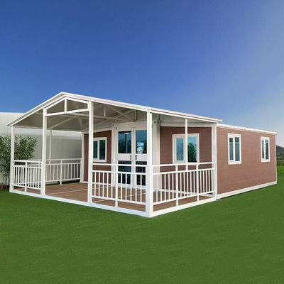 Des espaces de vie modulaires de 40 pieds respectueux de l'environnement avec une épaisseur du sol de 18 mm et un cadre principal en contreplaqué de bambou