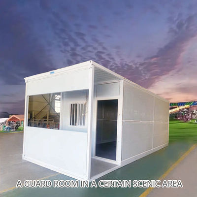 Des maisons modulaires pliables et pliables en paquet plat