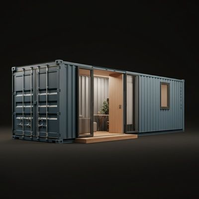 Containers de stockage chinois convertis de 20 pieds