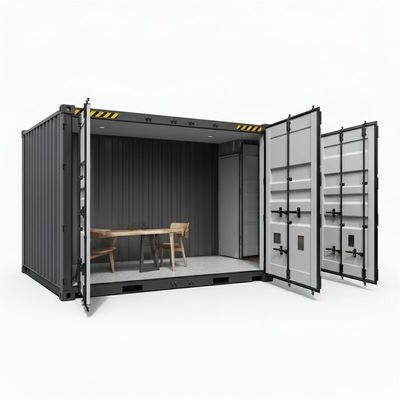 Containers de transport convertis en conteneurs de 40 pieds