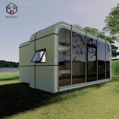 Une chambre Apple Capsule House Pod préfabriqué 12KW personnalisé