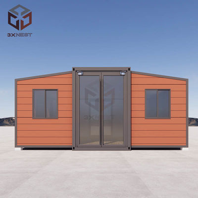 Cabine de conteneur évolutive polyvalente avec terrasse personnalisable