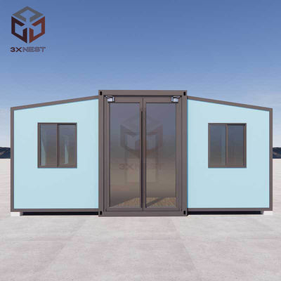 Container pliable rétractable de 20 pieds Petites maisons pliantes portables