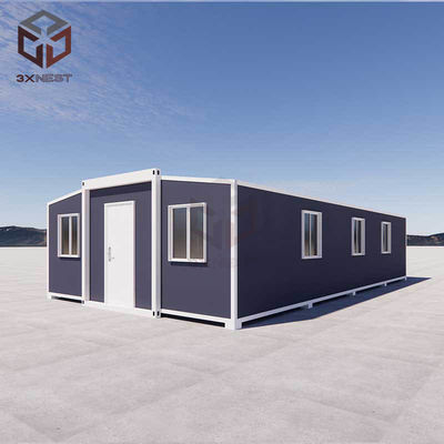 Maison de conteneurs préfabriquée pliable minuscule de 40 pieds