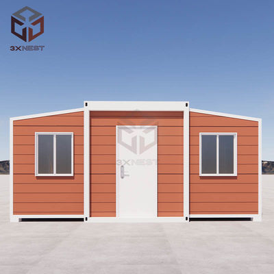 Container de maison pliante assemblé élargi minuscule insonorisé