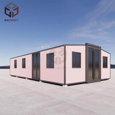 Container en acier modulaire isolé mobile maison préfabriquée extensible