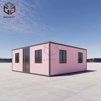 Des maisons modulaires pliables de 40 pieds pour bureaux mobiles