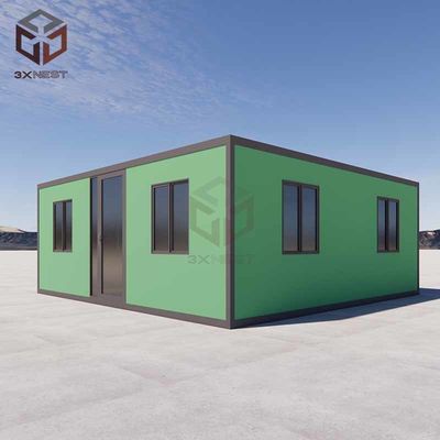 Maison pliante en acier galvanisé à 20 pieds maison de conteneur extensible