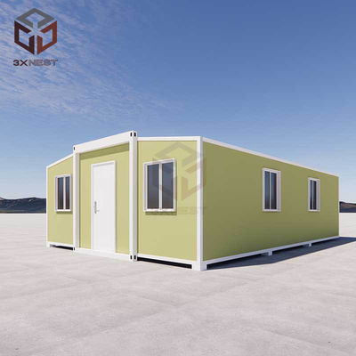 Maison de conteneurs portable de 30 pieds expandable préfabriquée avec panneau mural EPS