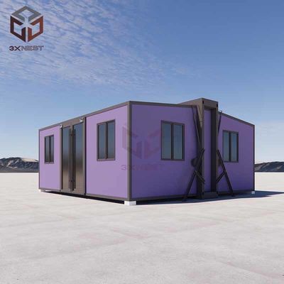 Chambre d'extension de conteneur de maison pliante préfabriquée modulaire pliable