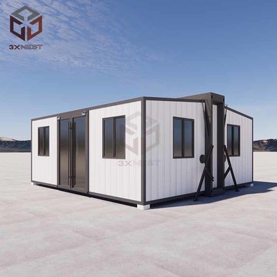 Maison pliable préfabriquée OEM Maison minuscule avec résistance au vent de grade 11