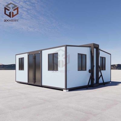 Petit conteneur d'expédition pliable préfabriqué maison structure en acier