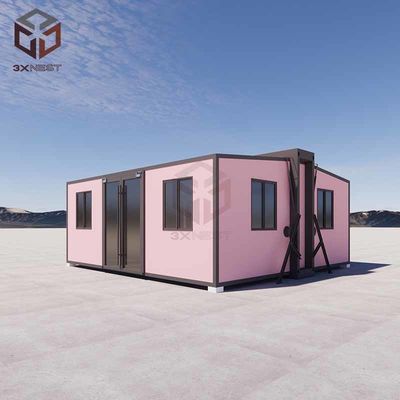 Maison pliante préfabriquée à 700 mm murale à l'épreuve du feu Portable 20ft 30ft 40ft