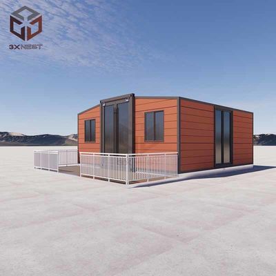 Maison préfabriquée de 20 pieds avec portes en acier/aluminium