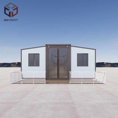 Conception personnalisée pont brisé aluminium double porte structure en acier maisons préfabriquées