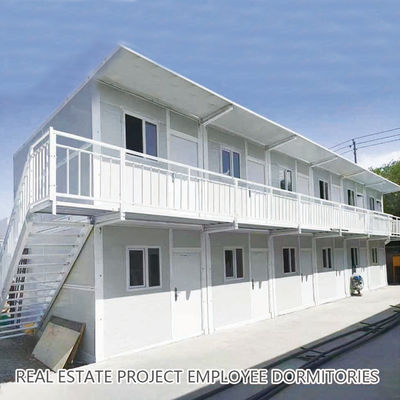Rassemblement de petites maisons modulaires pliables anti-corrosion