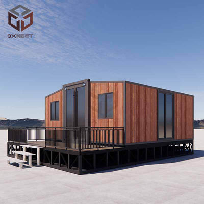20 pieds maisons préfabriquées Isolation EPS pour résistance aux tremblements de terre de grade 8 et personnalisable