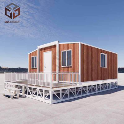 Maison préfabriquée de luxe résistant aux tremblements de terre de 8e classe pour une installation facile et rapide