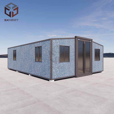 56 m2 maison de conteneurs préfabriquée élargissante expédition petite maison élargissante