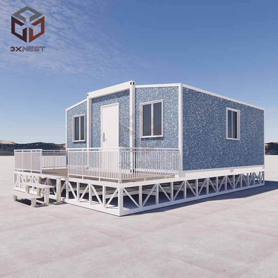 Maison modulaire personnalisable avec balcon et escalier