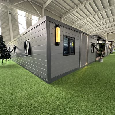 Consommation d'énergie de 12 kW Container extensible de 40 pieds Maison pour 3 à 6 personnes avec système électrique et système de disjoncteur