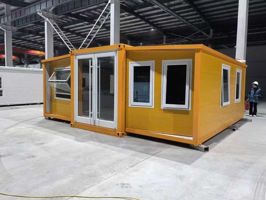 Maison Container Extensible de 30 PI avec Isolation en Mousse de Polyuréthane et Toit en Tôle d'Acier Galvanisé