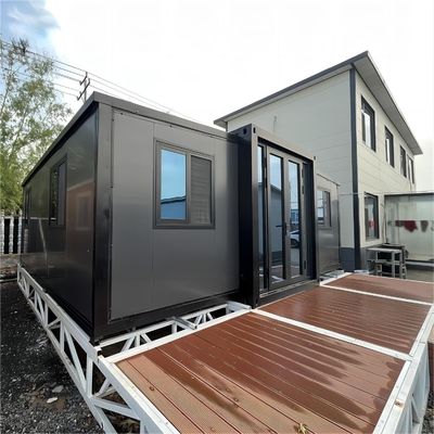 Maison de conteneurs extensible de 30 pieds avec système de plomberie préinstallé préinstallé