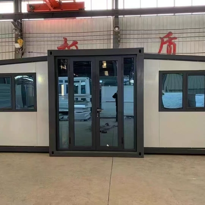 Maison préfabriquée expandable de 20 pieds avec cadre en acier galvanisé