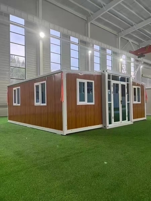 Maison pliante préfabriquée personnalisable en acier, conteneur 20 pieds/40 pieds