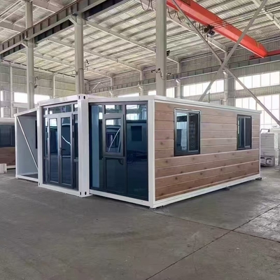 Maison pliante préfabriquée moderne avec isolation en EPS/PU/laine de roche