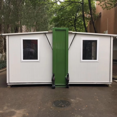 Fireproof Prefab Folding House 700mm Customizable Steel Structure