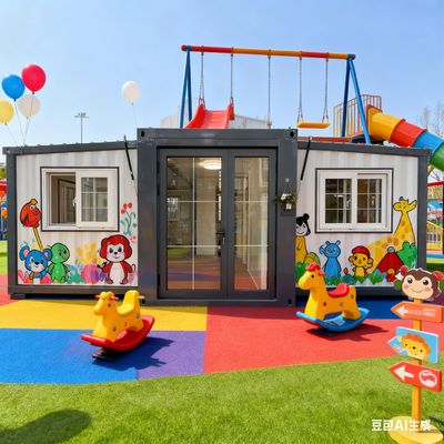 Performance sismique de niveau 8 Conteneur pliable de 20 pieds avec panneau sandwich EPS de 50-75 mm et capacité de 1 172 pieds cubes