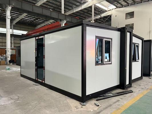 Chambres préfabriquées évolutives avec une consommation d'énergie de 12 kW, surface de sol de 27,5 m2 pour 2 à 4 personnes